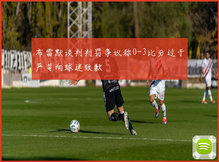 布雷默谈判判罚争议称0-3比分过于严苛向球迷致歉