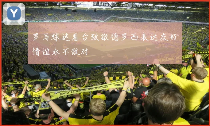 罗马球迷看台致敬德罗西表达友好情谊永不敌对